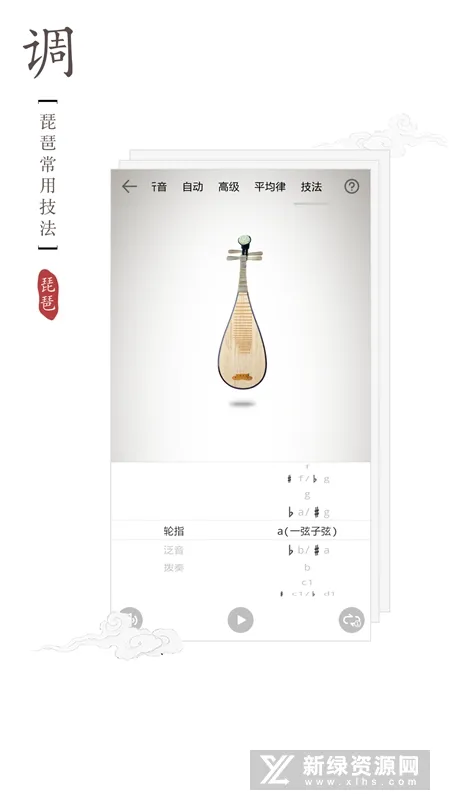 琵琶调音器(琵琶校音工具) 琵琶调音器(琵琶校音工具)